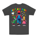 Personalized Super Daddio T-Shirt, Best Dad Ever Tee, Custom Super Cartoon Character Shirt, Funny Dad Gift, Gamer Dad T-Shirt, Gift For Dad