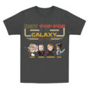 Best Pop-Pop in the Galaxy Shirt, Custom Star Wars Grandpa T-Shirt with Grandkids' Faces, Personalized Father's Day Gift for Grandpa, Jedi Family Matching Tee, Trendy T-Shirts
