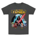 I Am Their Father Shirt, Custom Star Wars Dad T-Shirt with Kids' Names, Funny Darth Vader Father’s Day Gift, Personalized Galaxy Dad Tee, Shirt for Women, Trendy T-Shirts