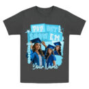 Pop Out & Show 'Em Graduation Shirt, Custom Class of 2025 Senior Photo Tee, Personalized Grad Gift for Her, Green Cap and Gown Shirt, Trendy T-Shirts