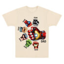 Superhero Dad Fist Bump Shirt, Custom Father's Day Gift from Kids, Personalized Marvel Hero Dad Tee, Matching Family Avengers Shirt, Dad and Kids Superpower Shirt, Trendy T-Shirts