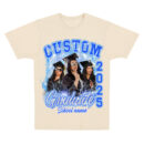Custom Photo Graduate T-Shirt, Family Graduation 2025 Tee, Class of 2025 Shirt, Personalized Graduation Shirt, Gift For Girls, Boys