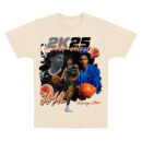 2K25 All-Star Graduate Shirt, Custom Basketball Graduation T-Shirt with Name and Photos, Class of 2025 Senior Gift for Him, Athlete Graduation Tee, Trendy T-Shirts