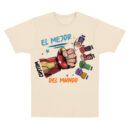 Personalized Toddler Kid El Mejor Papa Del Mundo Fist Bump Shirt, Vintage Spanish Papá T-Shirt, Custom Father's Day Tee, Latina Dad Gift