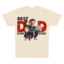 Best Dad Ever Superhero Shirt, Custom Father's Day T-Shirt with Dad and Kids Faces, Personalized Captain Dad Gift from Children, Matching Family Hero Tee, Comfort Colors, Girl, Top, Oversized Shirt, Shirt for Women, Trendy T-Shirts