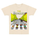 The Beagles Abbey Road Dog Shirt, Custom Cartoon Dog Band T-Shirt with Pet Names, Funny Beatles Parody Pet Lover Tee, Personalized Dog Dad Mom Gift, Trendy T-Shirts