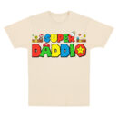 Personalized Super Daddio T-Shirt, Best Dad Ever Tee, Custom Super Cartoon Character Shirt, Funny Dad Gift, Gift For Dad