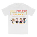 Best Pop-Pop in the Galaxy Shirt, Custom Star Wars Grandpa T-Shirt with Grandkids' Faces, Personalized Father's Day Gift for Grandpa, Jedi Family Matching Tee, Trendy T-Shirts
