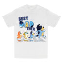 Custom Bluey Dad Shirt, Best Dad Ever Bluey Shirt,Bluey Father's Day Shirt,Cool Dad Club Shirt, Dad Birthday Gift,Bluey Family Matching Shirt