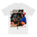 2K25 All-Star Graduate Shirt, Custom Basketball Graduation T-Shirt with Name and Photos, Class of 2025 Senior Gift for Him, Athlete Graduation Tee, Trendy T-Shirts