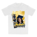 Congrats Class of 2025 Graduation Shirt, Custom Graduate Photo Collage T-Shirt with Name, Senior Year Keepsake Gift for Her, Personalized Graduate Portrait Tee,Trendy T-Shirts