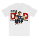 Best Dad Ever Superhero Shirt, Custom Father's Day T-Shirt with Dad and Kids Faces, Personalized Captain Dad Gift from Children, Matching Family Hero Tee, Comfort Colors, Girl, Top, Oversized Shirt, Shirt for Women, Trendy T-Shirts
