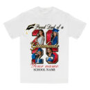 Proud Dad/ Mom of a 2025 Graduate Shirt, Custom Photo Graduation Shirt for Parent, Senior Class Keepsake, Personalized Gift for Dad, Shirt for Women, Trendy T-Shirts