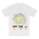 Best Cat Mom Ever Shirt, Custom Galaxy Cat T-Shirt with Pet Names, Personalized Cat Lover Gift for Her, Funny Abbey Road Pet Tee, Trendy T-Shirts