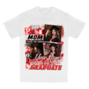 Custom Proud Mom Graduation Shirt, Class of 2025 Senior Photo Tee, Personalized High School Graduate Gift