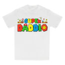 Personalized Super Daddio T-Shirt, Best Dad Ever Tee, Custom Super Cartoon Character Shirt, Funny Dad Gift, Gift For Dad
