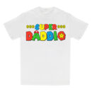 Personalized Super Daddio T-Shirt, Best Dad Ever Tee, Custom Super Cartoon Character Shirt, Funny Dad Gift, Gamer Dad T-Shirt, Gift For Dad