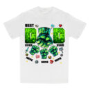 Personalized Best Dad Ever T-Shirt, Dad and Children Fist Bump Gamer Tee, Custom Father's Day Shirt, Dad Gamer Gift, Pixel Dad first bump Shirt
