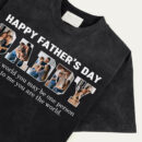 Happy Father’s Day Photo Collage Shirt, Custom Daddy T-Shirt with Kids’ Pictures, Personalized Gift for Dad, To the World You Are One Person Shirt, Shirt for Women, Trendy T-Shirts