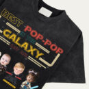 Best Pop-Pop in the Galaxy Shirt, Custom Star Wars Grandpa T-Shirt with Grandkids' Faces, Personalized Father's Day Gift for Grandpa, Jedi Family Matching Tee, Trendy T-Shirts