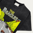 The Beagles Abbey Road Dog Shirt, Custom Cartoon Dog Band T-Shirt with Pet Names, Funny Beatles Parody Pet Lover Tee, Personalized Dog Dad Mom Gift, Trendy T-Shirts