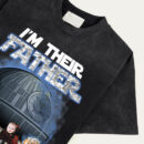 I’m Their Father Shirt, Custom Star Wars Dad T-Shirt with Kids’ Faces, Funny Darth Vader Parody Gift for Father’s Day, Personalized Galaxy Dad Tee, Trendy T-Shirts