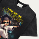 I Was But The Learner Now I Am The Master Shirt, Funny Star Wars Graduation Shirt, Darth Sith Graduate Tee, Custom Name Graduation Gift, Shirt For Men, Trendy Graduation T-Shirt