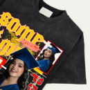 Custom Graffiti Graduation Shirt, Class of 2025 Senior Girl Tee, Trendy Hip-Hop Style Graduation Shirt, Personalized Grad Gift With Photo And Name