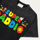 Personalized Super Daddio T-Shirt, Best Dad Ever Tee, Custom Super Cartoon Character Shirt, Funny Dad Gift, Gift For Dad