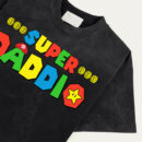 Personalized Super Daddio T-Shirt, Best Dad Ever Tee, Custom Super Cartoon Character Shirt, Funny Dad Gift, Gamer Dad T-Shirt, Gift For Dad