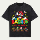 Super Mommio Custom Mother’s Day Shirt, Personalized Mario Mommy T-Shirt with Kids' Names, Funny Gamer Mom Gift, Matching Nintendo Family Tee, Trendy T-Shirts