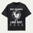 Best Grandpa By A Long Shot Hunting Gift - Family Personalized Unisex Tshirt, Hoodie, Sweatshirt - Custom Father's Day, Birthday Gift For Dad, Grandpa