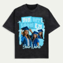 Pop Out & Show 'Em Graduation Shirt, Custom Class of 2025 Senior Photo Tee, Personalized Grad Gift for Her, Green Cap and Gown Shirt, Trendy T-Shirts