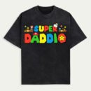 Personalized Super Daddio T-Shirt, Best Dad Ever Tee, Custom Super Cartoon Character Shirt, Funny Dad Gift, Gift For Dad