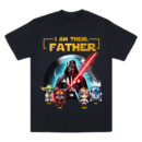 I Am Their Father Shirt, Custom Star Wars Dad T-Shirt with Kids' Names, Funny Darth Vader Father’s Day Gift, Personalized Galaxy Dad Tee, Shirt for Women, Trendy T-Shirts