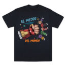 Personalized Toddler Kid El Mejor Papa Del Mundo Fist Bump Shirt, Vintage Spanish Papá T-Shirt, Custom Father's Day Tee, Latina Dad Gift