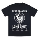 Best Grandpa By A Long Shot Hunting Gift - Family Personalized Unisex Tshirt, Hoodie, Sweatshirt - Custom Father's Day, Birthday Gift For Dad, Grandpa