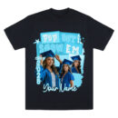 Pop Out & Show 'Em Graduation Shirt, Custom Class of 2025 Senior Photo Tee, Personalized Grad Gift for Her, Green Cap and Gown Shirt, Trendy T-Shirts