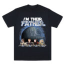 I’m Their Father Shirt, Custom Star Wars Dad T-Shirt with Kids’ Faces, Funny Darth Vader Parody Gift for Father’s Day, Personalized Galaxy Dad Tee, Trendy T-Shirts