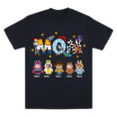 Personalized Gift with Kids' Faces, Personalized Toy Story Dad Shirt, Custom Stitch Mom Shirt, Custom Monsters Dad Shirt, Funny Cartoon Inspired Mother and Father’s Day Gift