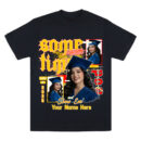 Custom Graffiti Graduation Shirt, Class of 2025 Senior Girl Tee, Trendy Hip-Hop Style Graduation Shirt, Personalized Grad Gift With Photo And Name