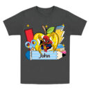 Personalized Cartoon Superhero Tee, Back To School Shirt, Funny Kids Cartoon T-Shirt, Cartoon Friends Shirt, Back To School Cartoon T-Shirt