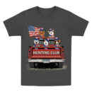 Happy 4th Of July Dog Personalized Shirt, Patriotic Hunting Dog Truck T-Shirt, US Independence Day Gift for Dog Lovers, Dog Dad, Dog Mom