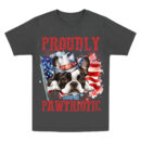 4th Of July Golden Retriever Shirt, Patriotic Golden Dog Tee, Proudly Pawtriotic Dog Shirt, American Flag Dog Shirt