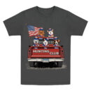 Happy 4th Of July Dog Personalized Shirt, Patriotic Hunting Dog Truck T-Shirt, US Independence Day Gift for Dog Lovers, Dog Dad, Dog Mom