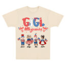 Grandma's Little Gnomies Happy Fourth 4th Of July, Personalized Custom Kids Names T Shirt, Independence Day, Birthday, Loving, Funny Gift for Patriotic Grandma/Nana/Mimi, Mom, Wife, Grandparent