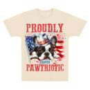 4th Of July Golden Retriever Shirt, Patriotic Golden Dog Tee, Proudly Pawtriotic Dog Shirt, American Flag Dog Shirt