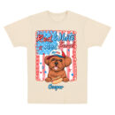 Red White and Feral Dog T-Shirt, Personalized 4th of July Pet Shirt, Cute Patriotic Dog Tee with Name, Funny Independence Day Shirt, Dog Lover 4th of July Gift