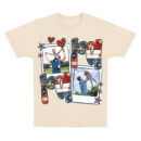 Preppy American Dada Photo With Kids Tee, 4th Of July Dad Stars T-Shirt, Usa Papa Poppop Shirt, Father's Day Tee, Retro American Independence