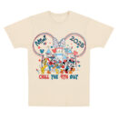 Chill the 4th Out Disney Family Matching Shirts, 4th of July Patriotic Disney Shirt 2025, Personalized Mickey Minnie Independence Day Tee, Custom July 4th Family Vacation Shirt